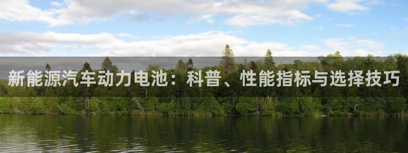 优发国际youfa966：新能源汽车动力电池：科普、性能指标与选择技巧